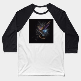 Fantasy Hummingbird with Lightning Baseball T-Shirt